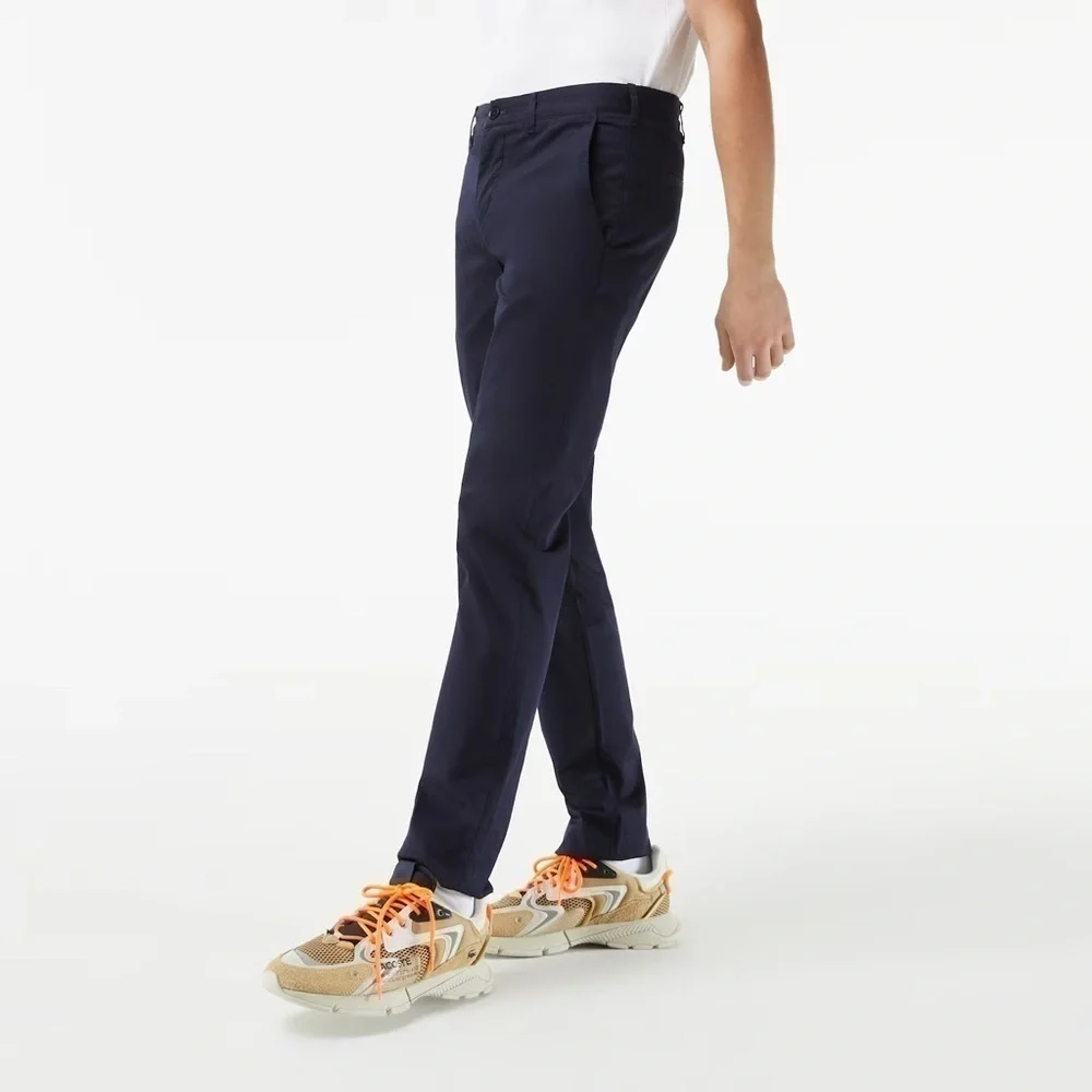 Lacoste Slim Fit Navy Chino Pants
